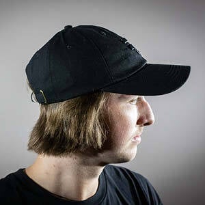 Black outlet caps website